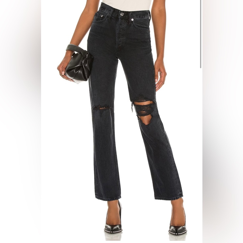 Agolde Lana Straight in color Disorder. Size 29.